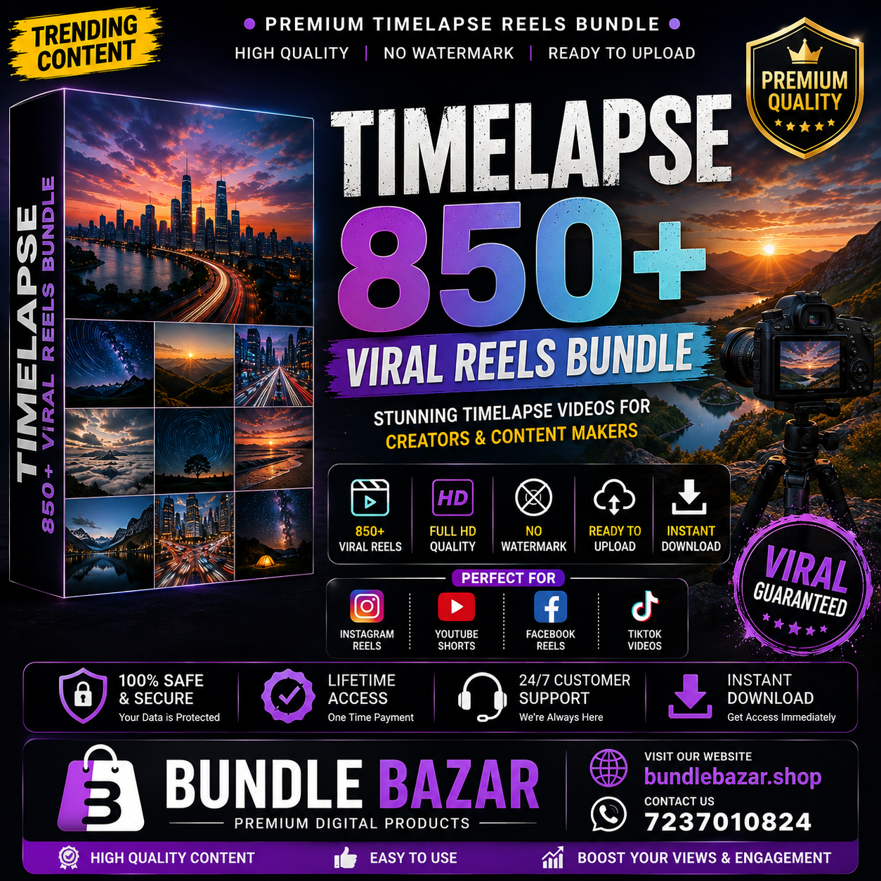 Timelapse 850+ Viral Bundle
